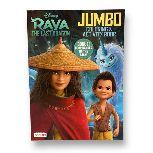 NEW! Disney Raya and the Last Dragon Coloring Book