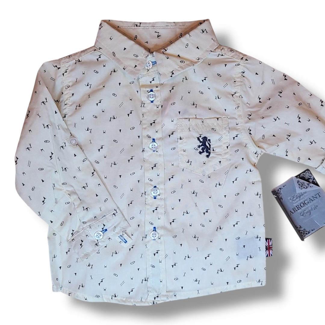 NEW! English Laundry Baby Boy Size 12 Months Long Sleeve Button Up Shirt