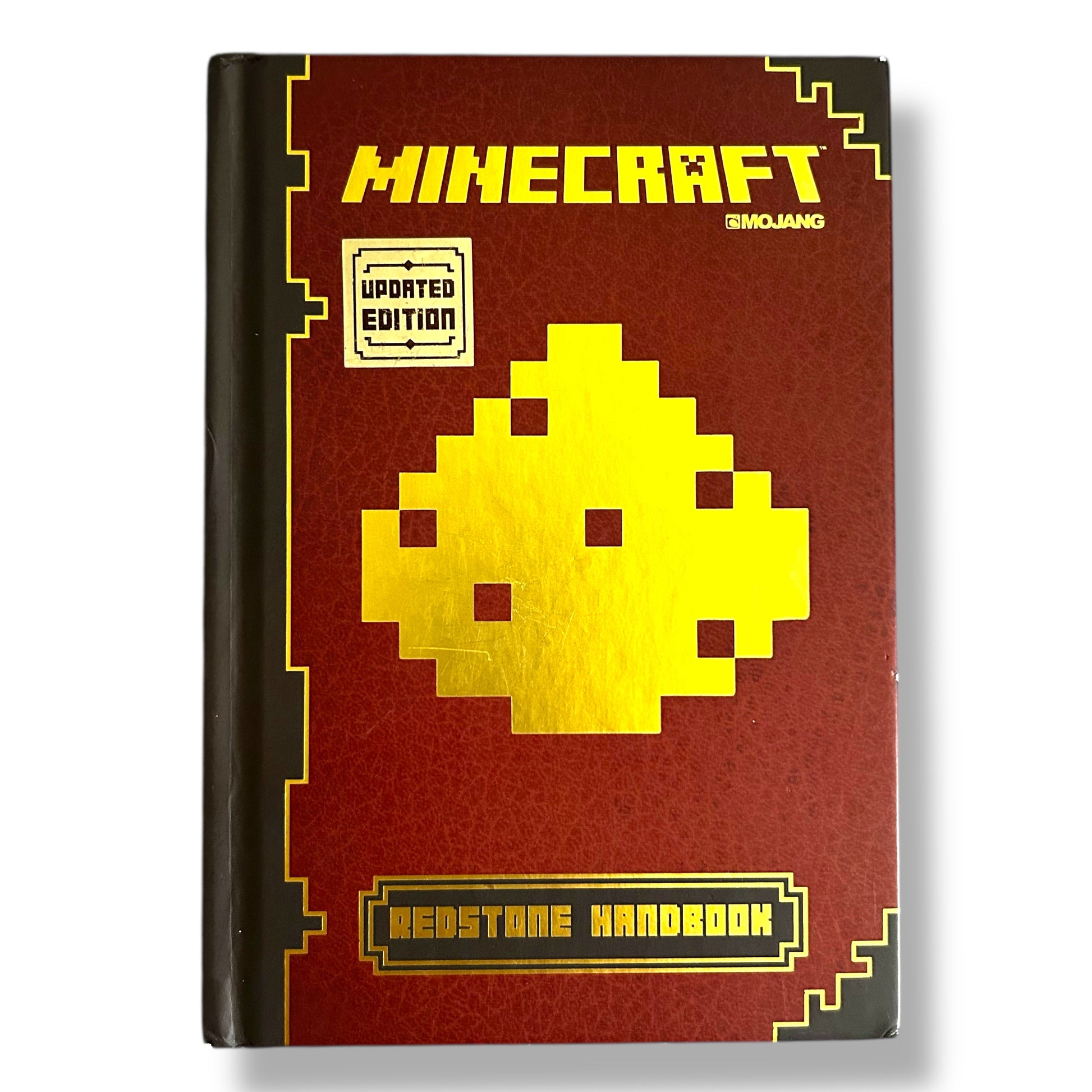 Minecraft Redstone Handbook on a white background