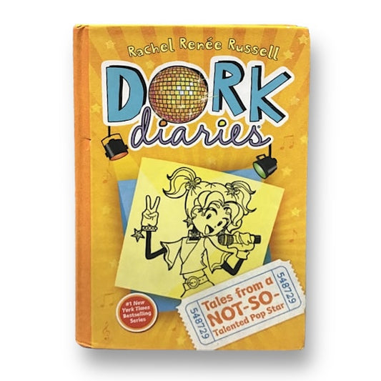 Dork Diaries Tales from a Not-So-Talented Pop Star Hardcover Book