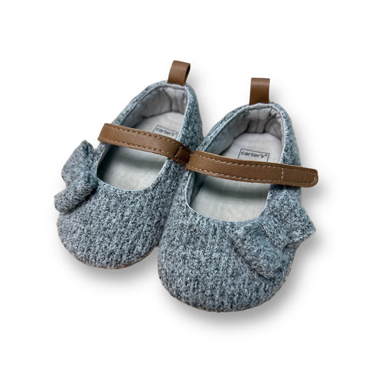 Baby Girl Carter's Size 3-6 Months Gray Sweater Shoes