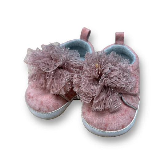 Baby Girl Size 0-6 Months Pink Blush Fancy Shoes