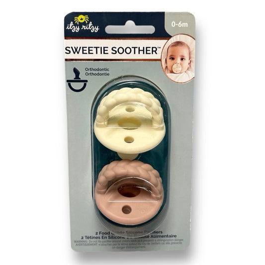 NEW! Itzy Ritzy Sweetie Soother™ Orthodontic Pacifier 2 Pack