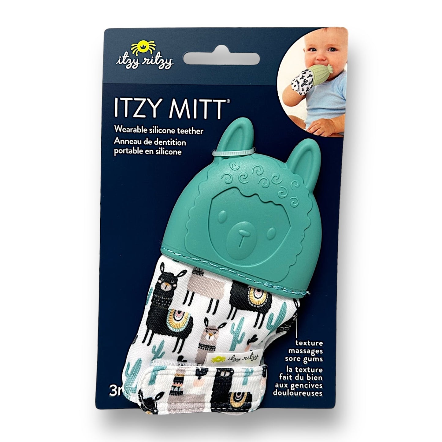 NEW! Itzy Ritzy Silicone Teething Mitt: Llama