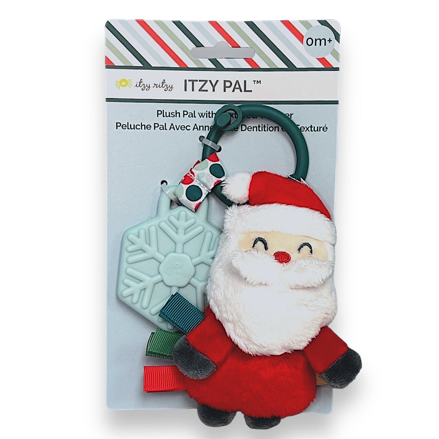 NEW! Itzy Ritzy Santa Holiday Plush & Teether Pal