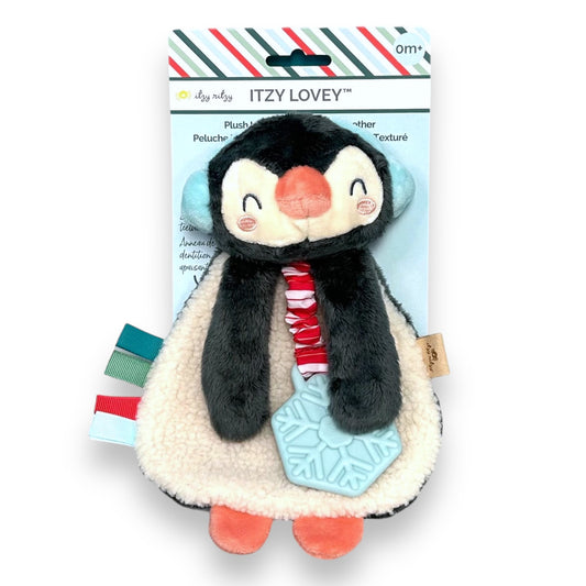 NEW! Itzy Ritzy Penguin Holiday Lovey Plush & Teether Toy