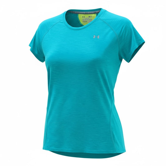 Under Armour Women's Small Quick-Dry Tee Semi-Fitted heatGear Running Shirt