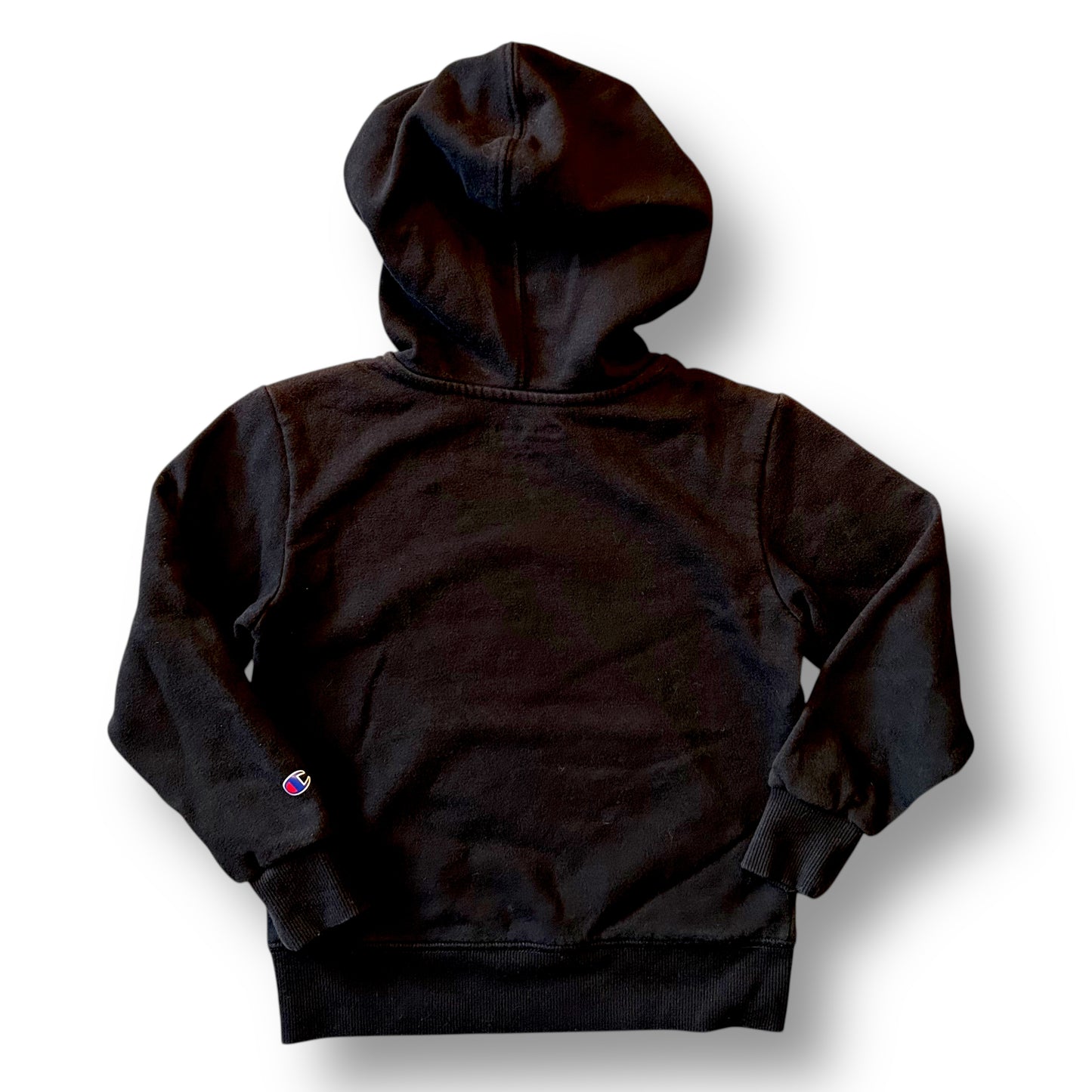 Champion Boys Black Hoodie Size 6 Pullover Sweatshirt with Pocket