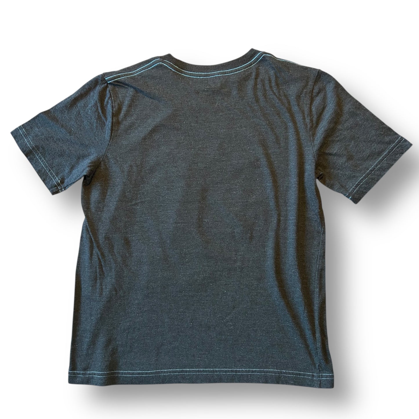 Boys Star Wars T-Shirt Size 8/10 (L) Short Sleeve Gray Darth Vader Shirt