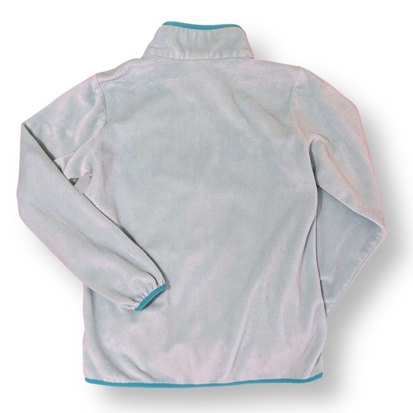 Columbia Aqua Blue Full Zip Lightweight Jacket Youth Girls 14/16 (L) with Pockets