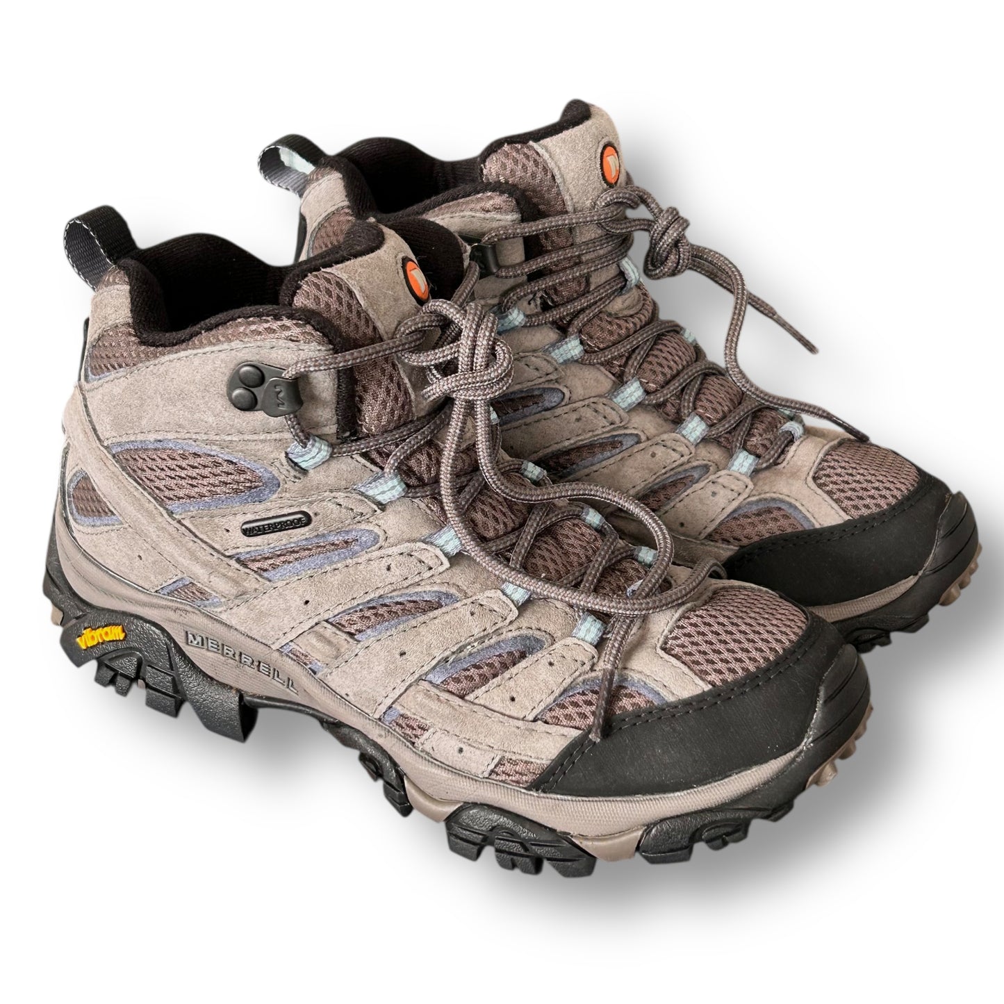 Merrell Moab Women's Hiking Boots Size 8 Granite Gray Suede Leather with Box