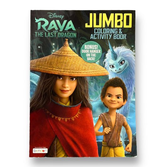 NEW! Disney Raya and the Last Dragon Coloring Book