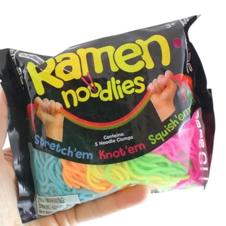 NEW! Ramen Noodles Twisty Super Stretch Kids Fidget Sensory Toy