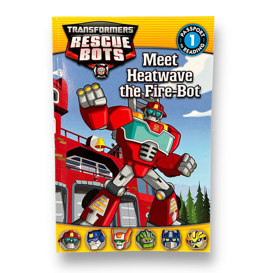 Transformers Meet Heatwave the Fire-Bot Step Reader Book