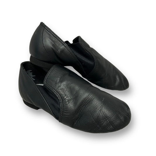ABT Big Girl Size 12 Black Slip-On Jazz Shoes