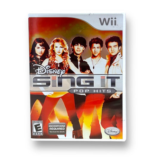 Wii Disney Sing Pop Hits: Taylor Swift & Jonas Brothers Video Game