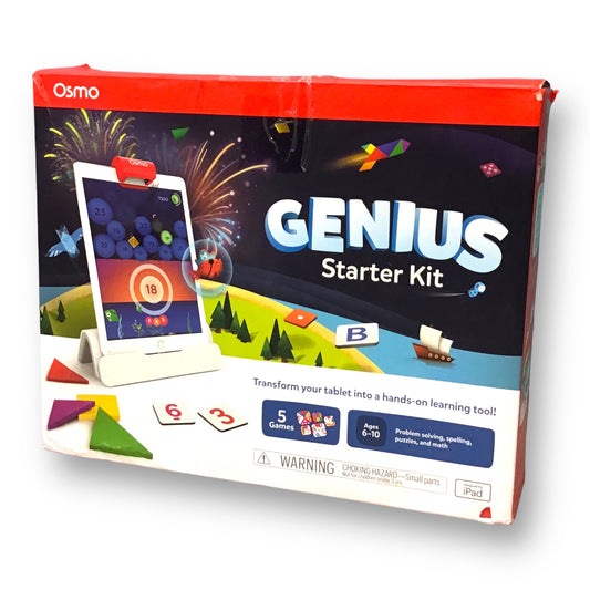 Osmo STEM Genius Starter Kit for iPad PLUS Includes 5 Games