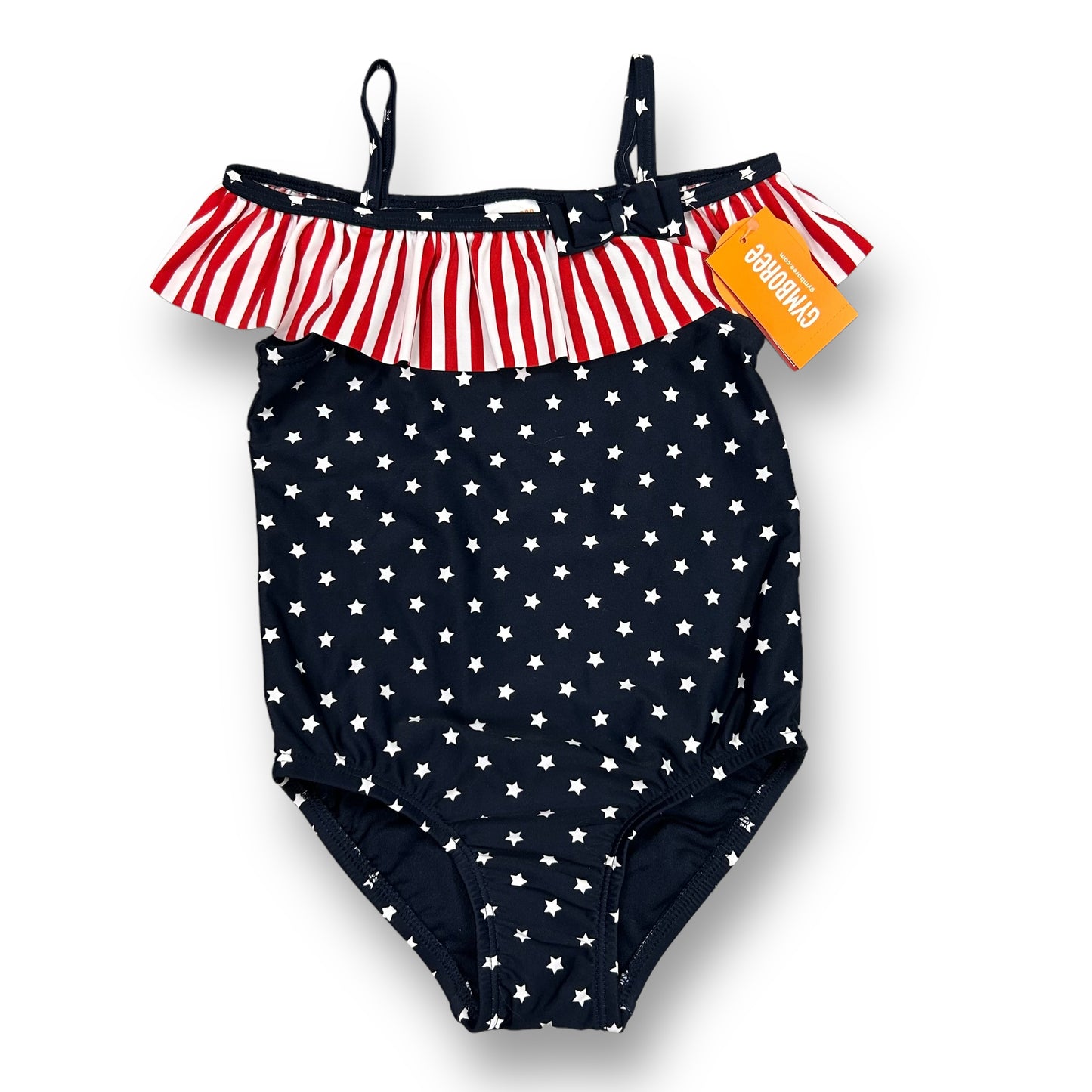 NEW! Girls Gymboree Size 4T Fourth of July Bathing Suit