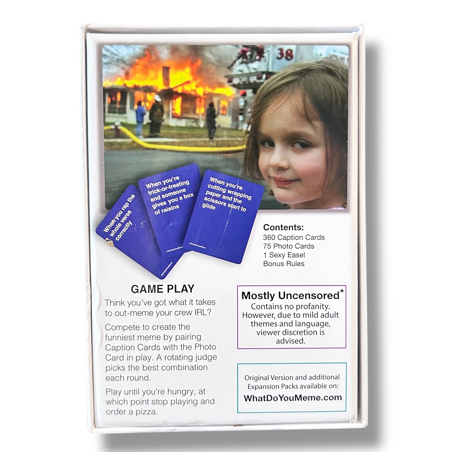 What Do You Meme? Mostly Uncensored Group Adult Party Game