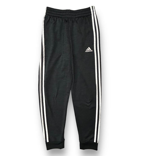 Boys Adidas Size 10/12 YMD Dark Gray Fleece Lined Joggers