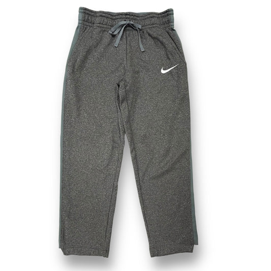 Boys Nike Dri-Fit Size 10/12 YMD Gray Fleece Lined Athletic Sweatpants
