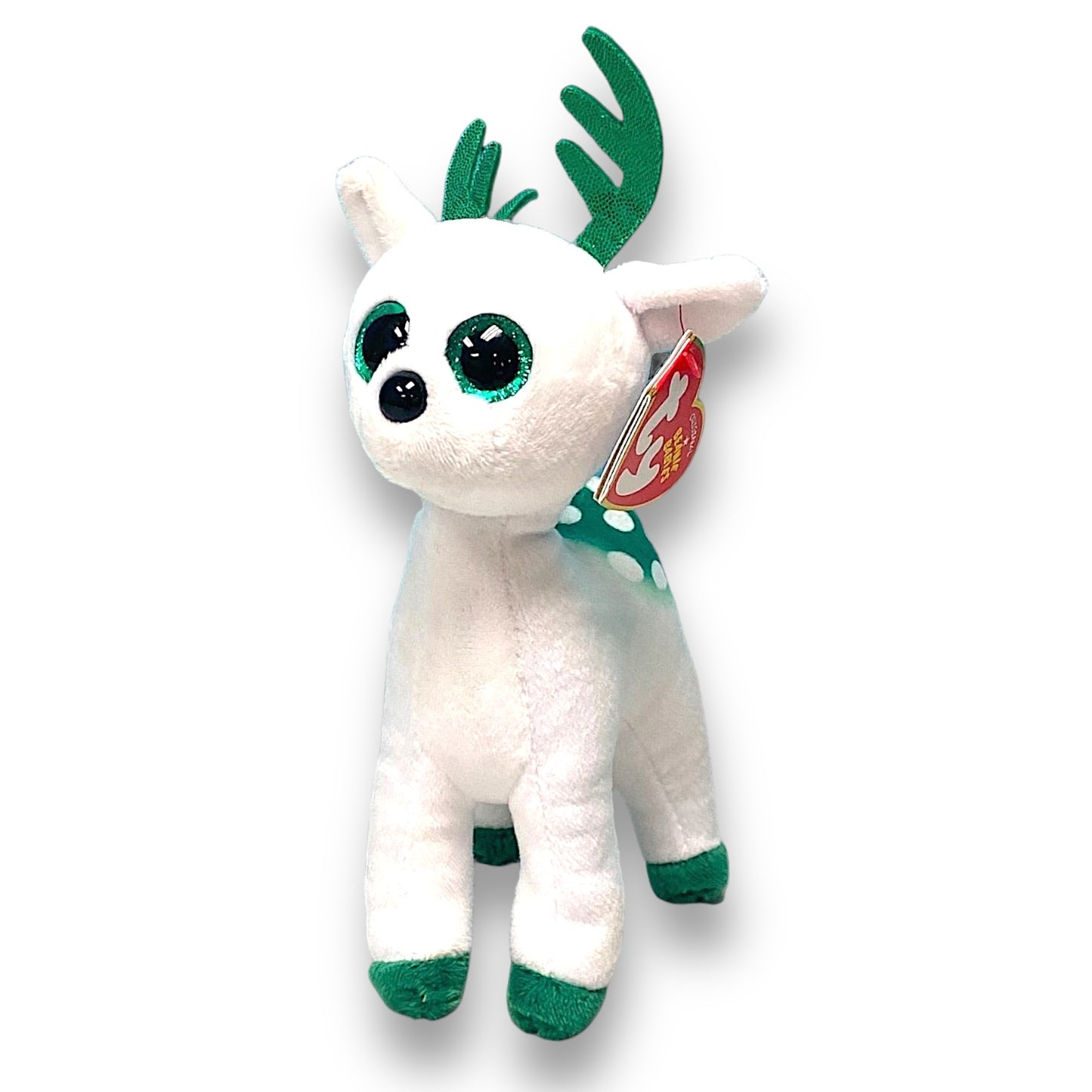 TY Beanie Baby Peppermint Reindeer