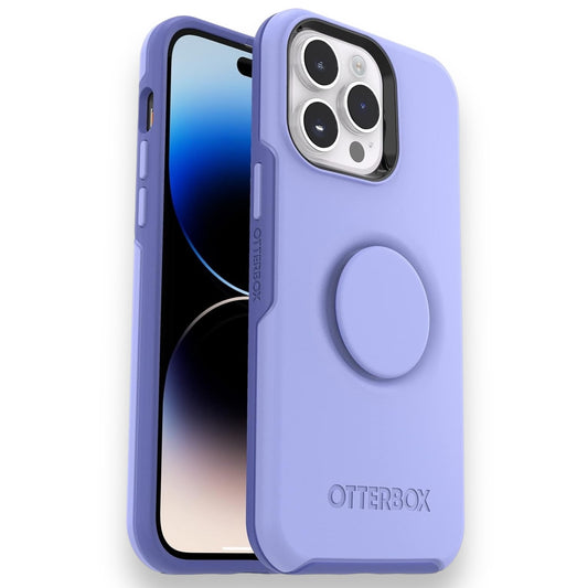 NEW! OtterBox + Pop Symmetry Series Case for iPhone 14 Pro - 6.1" Periwinkle