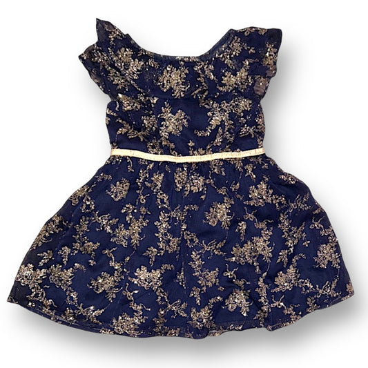 Girls Janie and Jack Size 12-18 Months Navy Occasion Dress & Bloomers