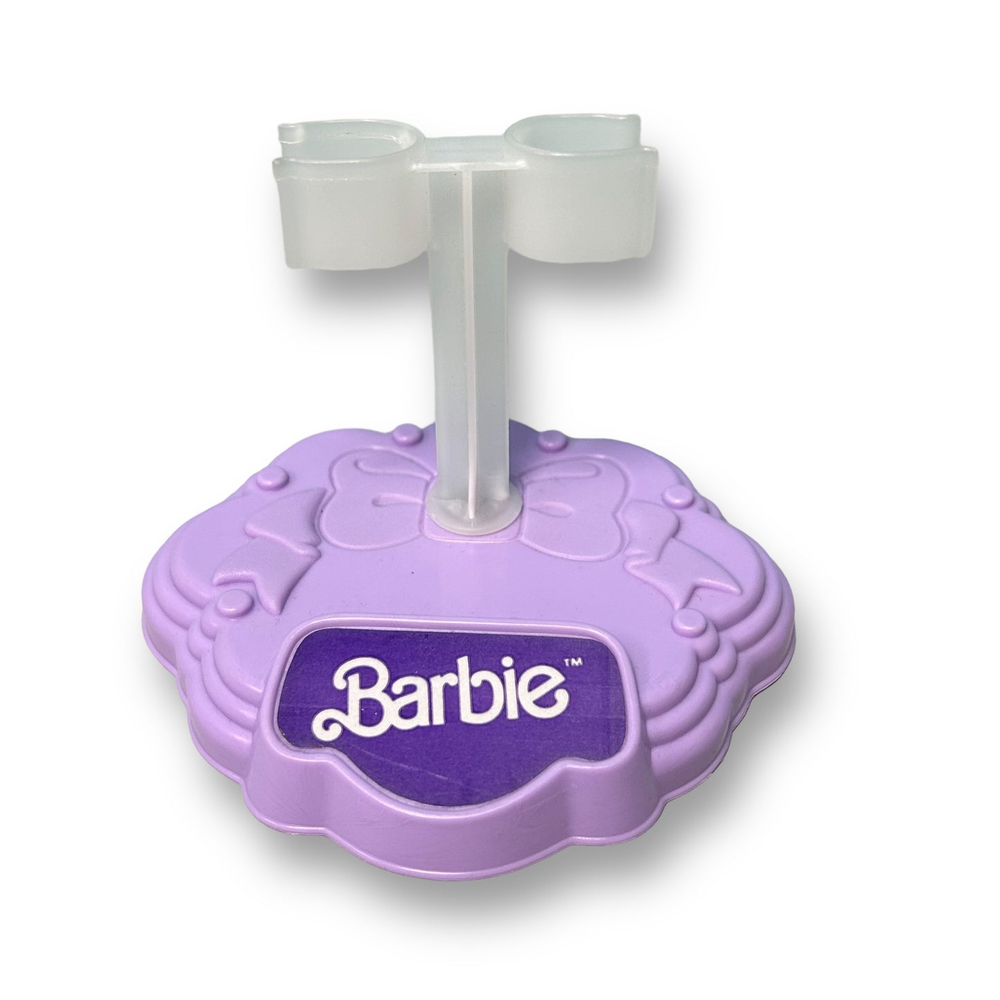 Barbie Purple Plastic Stand-Alone Doll Stand