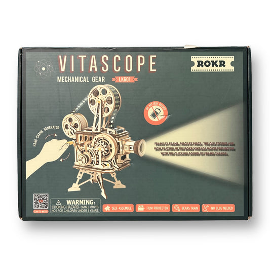 NEW! Robotime Vitascope LK601 Mechanical 183-Pc 3D Wooden Puzzle