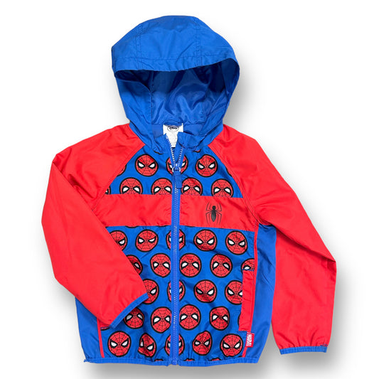 Boys Disney Store Size 3 Marvel Spiderman Lightweight Hooded Jacket