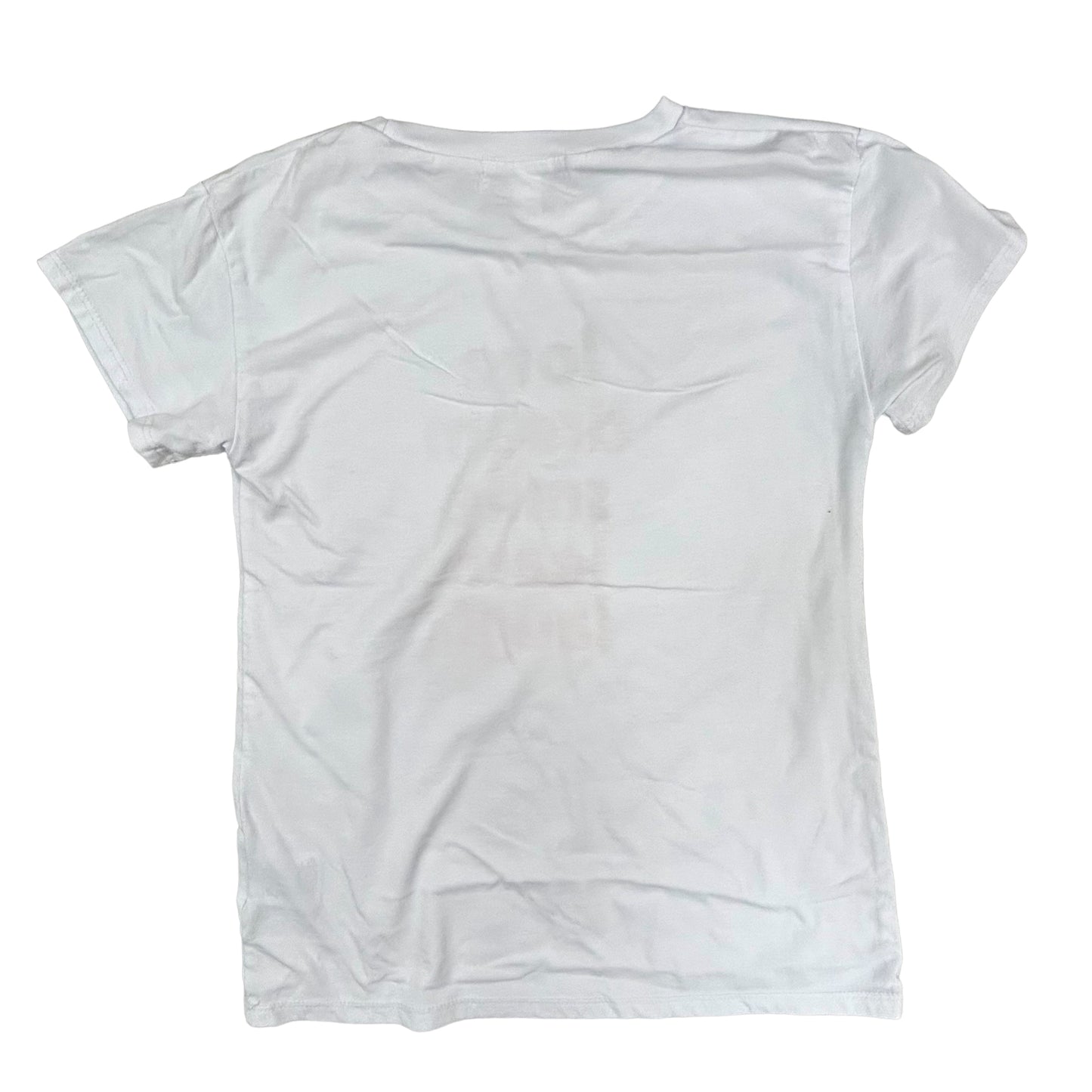 Girls Sub Urban Riot Size L 10/12 White Love Short Sleeve Shirt