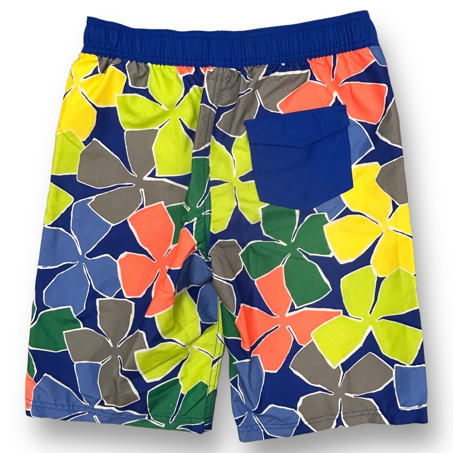 Boys Cat & Jack Size 16 X-Large Multi-Color Floral Swim Trunks