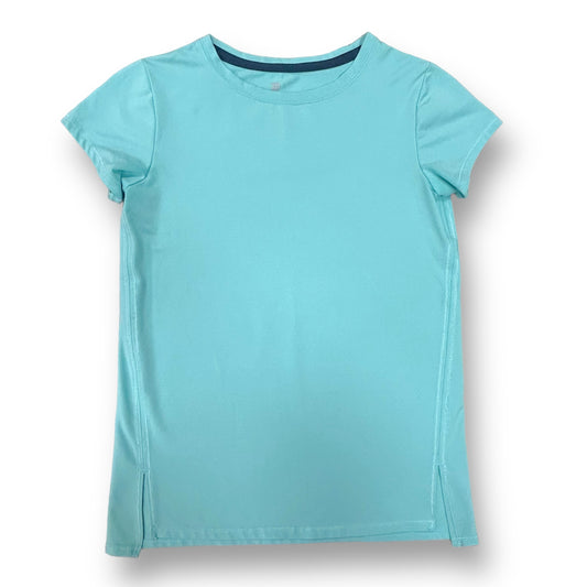 Girls All in Motion Size 10/12 Mint Green Short Sleeve Athletic Shirt