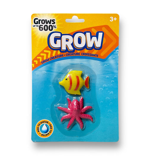 NEW! Grow Creature 2-Pack Expanding Ocean Friends