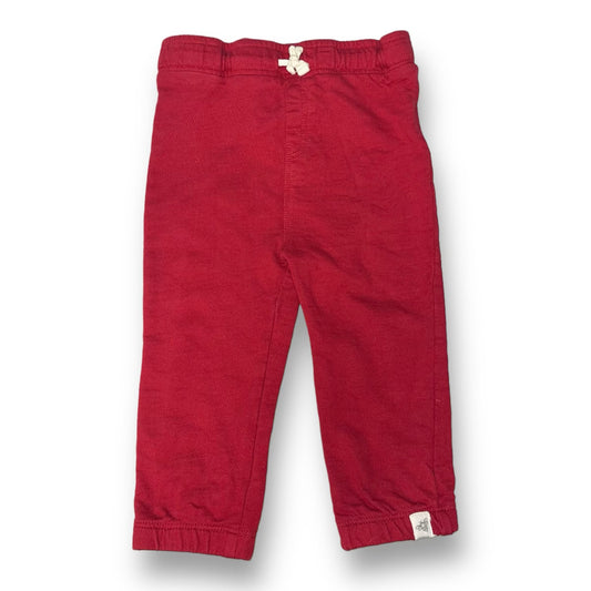 Boys Burt's Bees Size 6-9 Months Red Drawstring Sweatpants