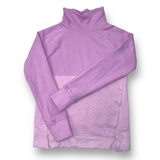 Girls Under Armour Size YMD 10/12 Lilac Athleticwear Pullover