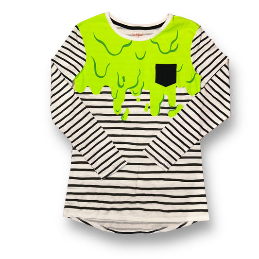 Boys Cat & Jack Size 14/16 Striped Long-Sleeve Halloween Shirt