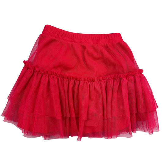 Girls Jumping Beans Size 18 Months Red Tulle Skirt