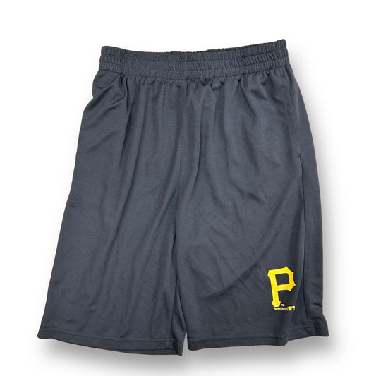 Boys Team Athletics Size 14/16 Black Pittsburgh Pirates Athletic Shorts