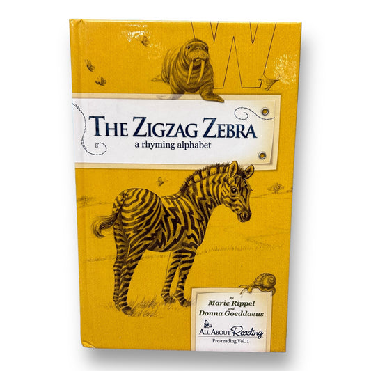 All About Reading Pre-Reading The Zigzag Zebra Homeschool Book