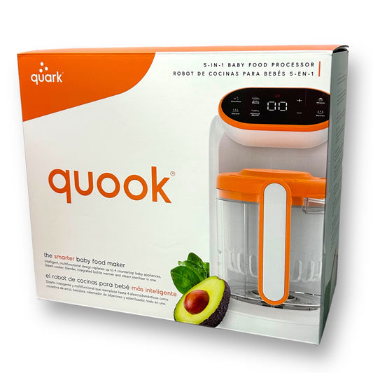 NEW! Quark Quook 5-in-1 Baby Food Maker Bottle Warmer and Sterilizer