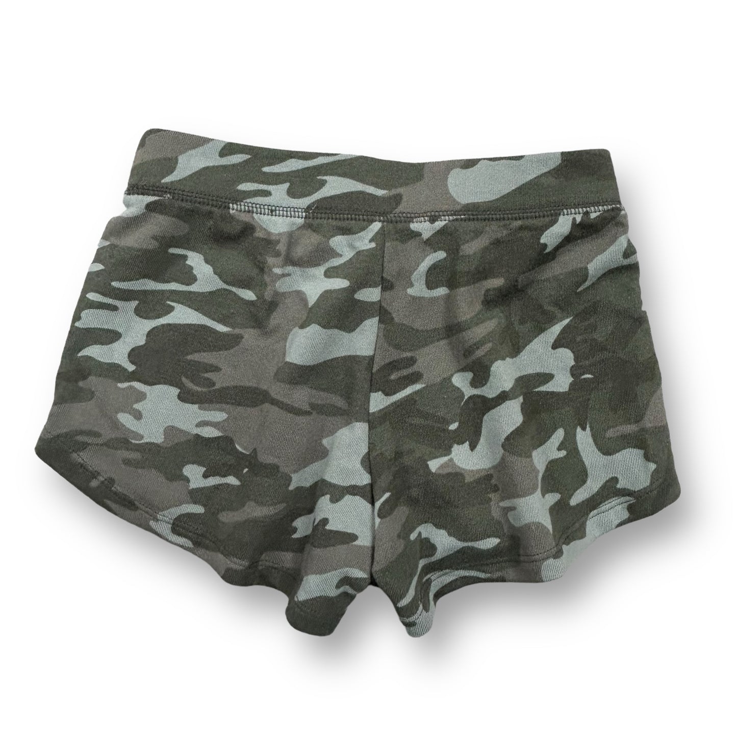 Girls Justice Size 10 Green Soft Knit Pull-On Camo Shorts