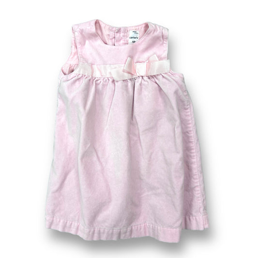 Girls Carter's Size 18 Months Light Pink Velvet Ribbon Dress & Bloomers