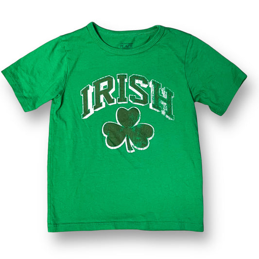 Boys Children's Place Size 5T Green St. Patty's Day Short Sleeve Shirt