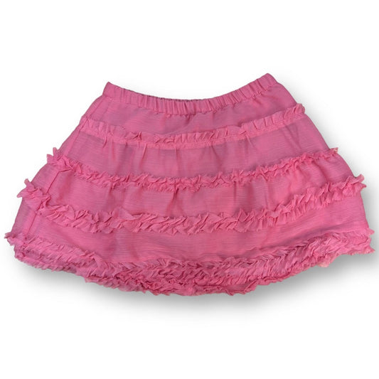 Gap Girls Size 4 Silky Peach Pull On Tutu Skirt with Ruffles