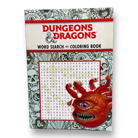NEW! Dungeons & Dragons Word Search and Coloring Book