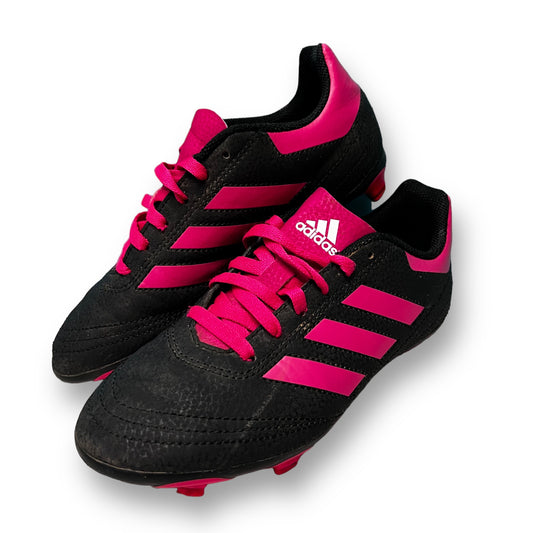 Adidas Youth Girl Size 2.5 Pink & Black Soccer Cleats