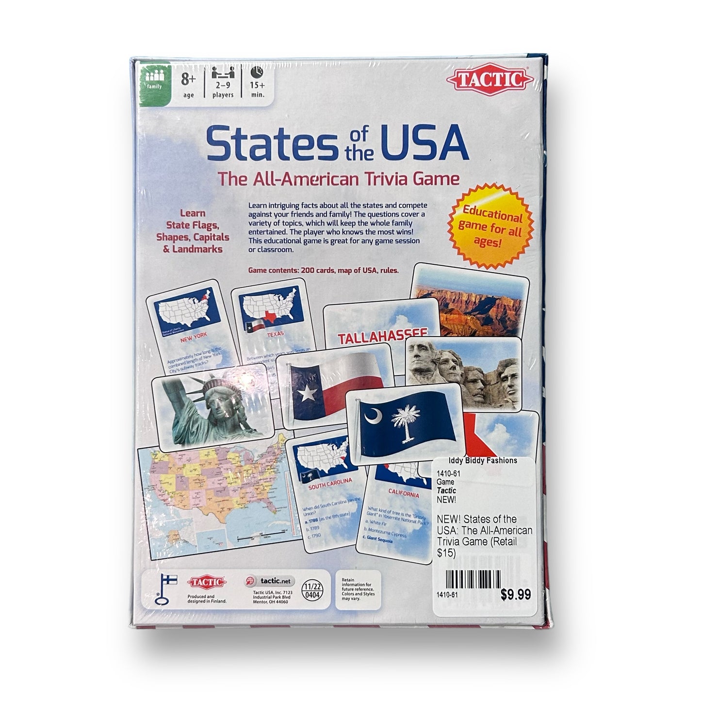 NEW! States of the USA: The All-American Trivia Game