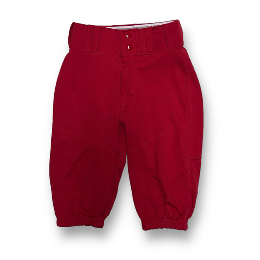 Alleson Athletic Size Youth S Red 100% Polyester Baseball Knicker Pant